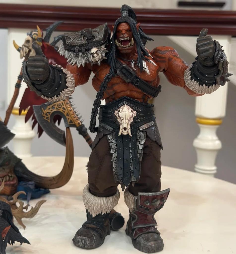 Hero Toys Official Warchief Grommash Hellscream 1:10 Scale Articulated Orc Warrior Action Figure Horde War Chants