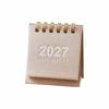 Standing Base 2027 Desk Calendar Mini Flip Calendar New Mini Calendar  Daily Planning