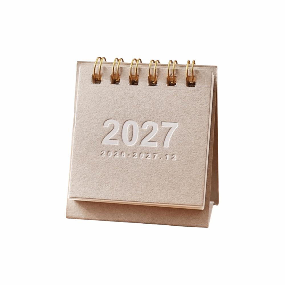 Standing Base 2027 Desk Calendar Mini Flip Calendar New Mini Calendar Daily Planning