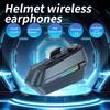Bluetooth 5.4 Motorcycle Helmet Headset IPX6 Waterproof CVC Noise Reduction 48H Battery