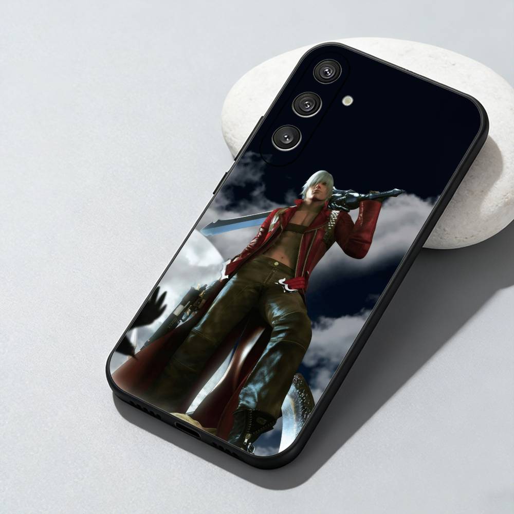 Чехол для телефона D-Dante D-Devil-l May C-Cry для Samsung Galaxy A73, A72, A71, A70, A52, A51 Другие Мягкий Черный Чехол