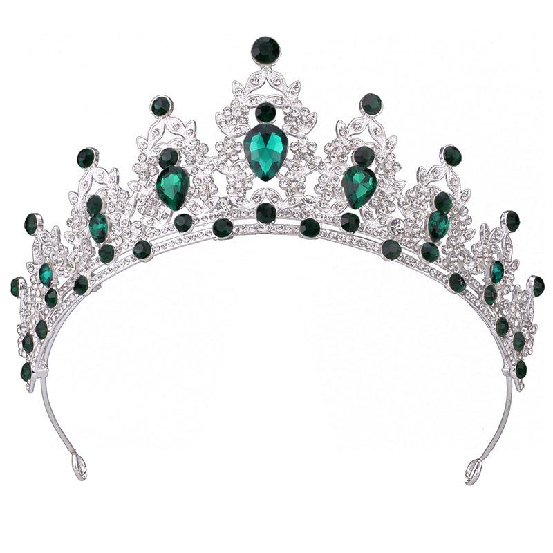 Королевская хрустальная барочная корона-ободок для невесты или дня рождения