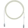 Panduit Category 6 Thin Patch Cord, 0.5m, Off-White, UTP28SP0.5M