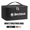 AAFO1 Travel Cosmetic Organizer Toiletry Case Wash Pouch Zipper Storage Bag For Skoda octavia a5 a4 mk1 2 fabia superb rapid mk3 yeti