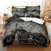 3D Motorcycle Bedding Set Queen Bedding Duvet Cover Set Bedding Set Bed Cover Queen Bedroom Bed Cover Set Bed Set