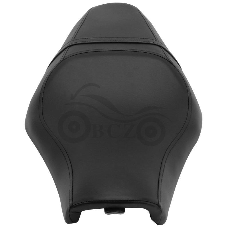 Черная подушка сиденья для двоих для Harley XL883N, XL883L, XL883X (2004-2022)
