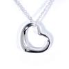 [Б/у] TIFFANY/Тиффани 925 Подвеска/Ожерелье Открытое Сердце/j8-8