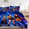 3-компонентный комплект постельного белья KPop Охотники на демонов для гостевой комнаты, спальни, декор на Рождество, Хэллоуин, подарки - Все сезоны (Без вкладыша)a1013098