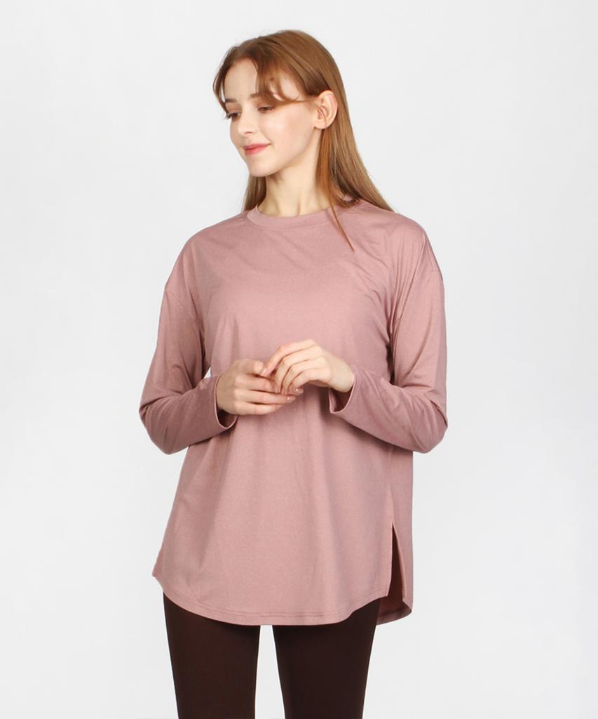 NOKJOK Loose Fit Ella Long Sleeve Tee Running Yoga Wear Pilates Wear