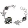 Labradorite Gemstone Handmade 925 Srerling Silver Bracelet 7-8"