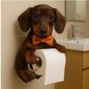 Dog Series Tissue Holder Cute Decorations Home Statue Toilet Wall Hanging Roll Paper Storage