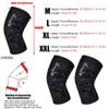 1/2Pcs Knee Compression Sleeves Support Brace for Men and Women Arthritis, ACL MCL Gym, Running, Working Out and Other Sports