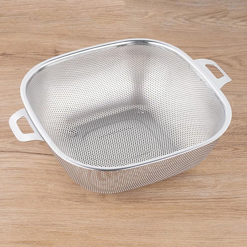 Stainless Steel Vegetable Washing Basket Rust-proof Colander Multifunctional Pasta Strainer  Noodle