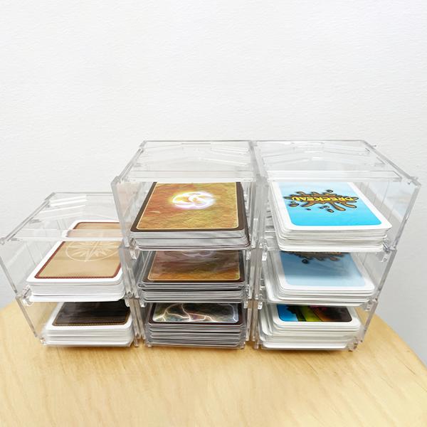 Bicycle Card 808 Rider Bag Blue Transparent Tray Set