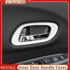 4 шт./компл., внутренняя дверная ручка, рамка, наклейка, накладка для Honda Vezel HRV HR-V 2014-украшение интерьера