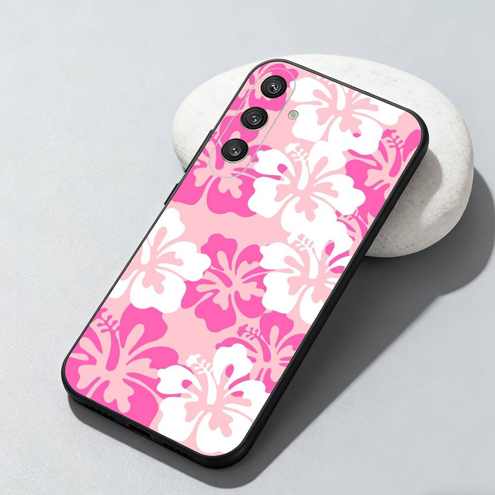 beach maple leaves Phone Case For Samsung Galaxy A73,A72,A71,A70,A52,A51 Others Soft Black Cover