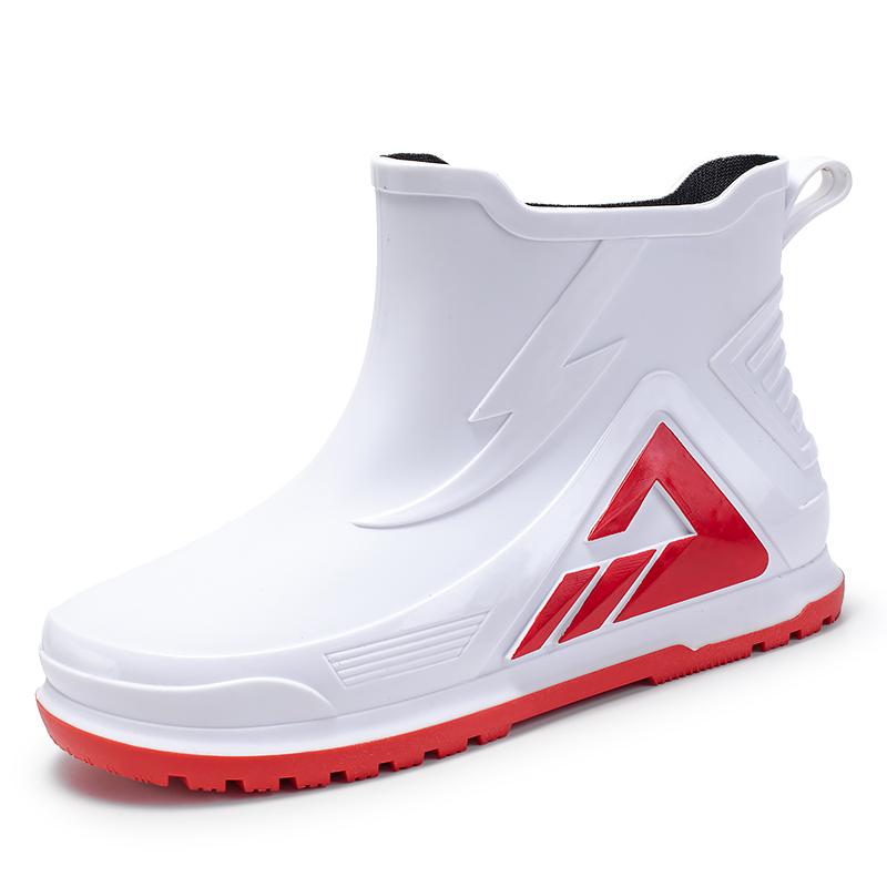 Мужская рабочая обувь для повара, водонепроницаемые маслостойкие кухонные рабочие ботинки для повара, нескользящие непромокаемые ботильоны, мужская защитная обувь для отеля, ресторана