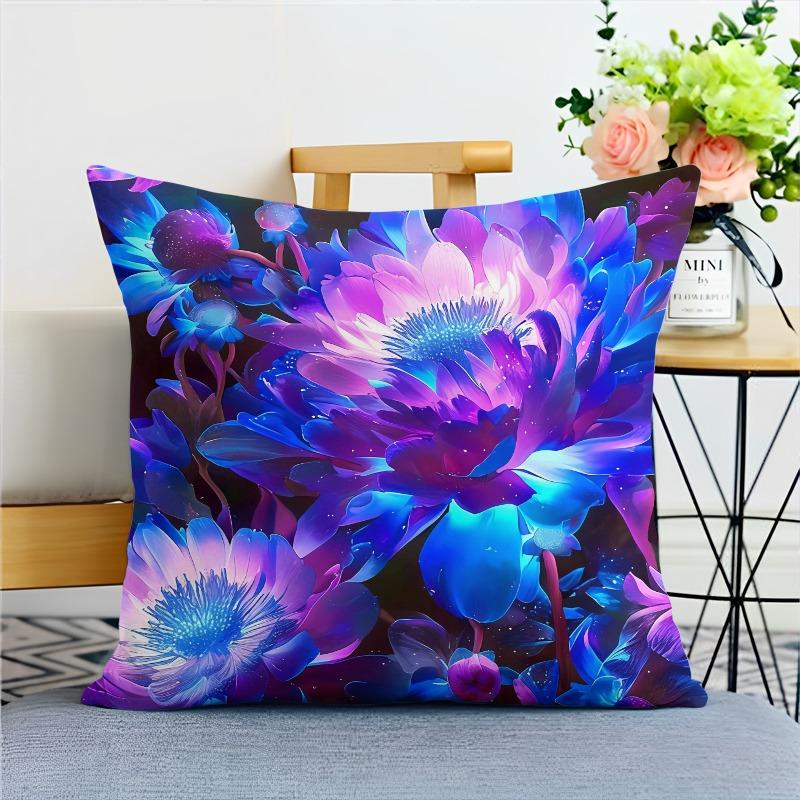 Красивая наволочка с цветком для украшения общежития, офиса, гостиной, дома, наволочка