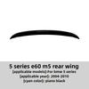 BACI1 For BMW 5 Series E60 M5 2004 2005 2006 2007 2008 2009 2010 Top Wing, and Spoiler for Car Exterior Modification pklg3
