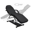 VidaXL Massage Table Black 180x62x(87-112) Cm