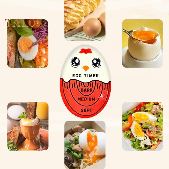 Таймер для изменения цвета яйца, пищевой термочувствительный, точный, мягкое, среднее, сваренное вкрутую яйцо, мини-индикатор, таймер, кухонные гаджеты