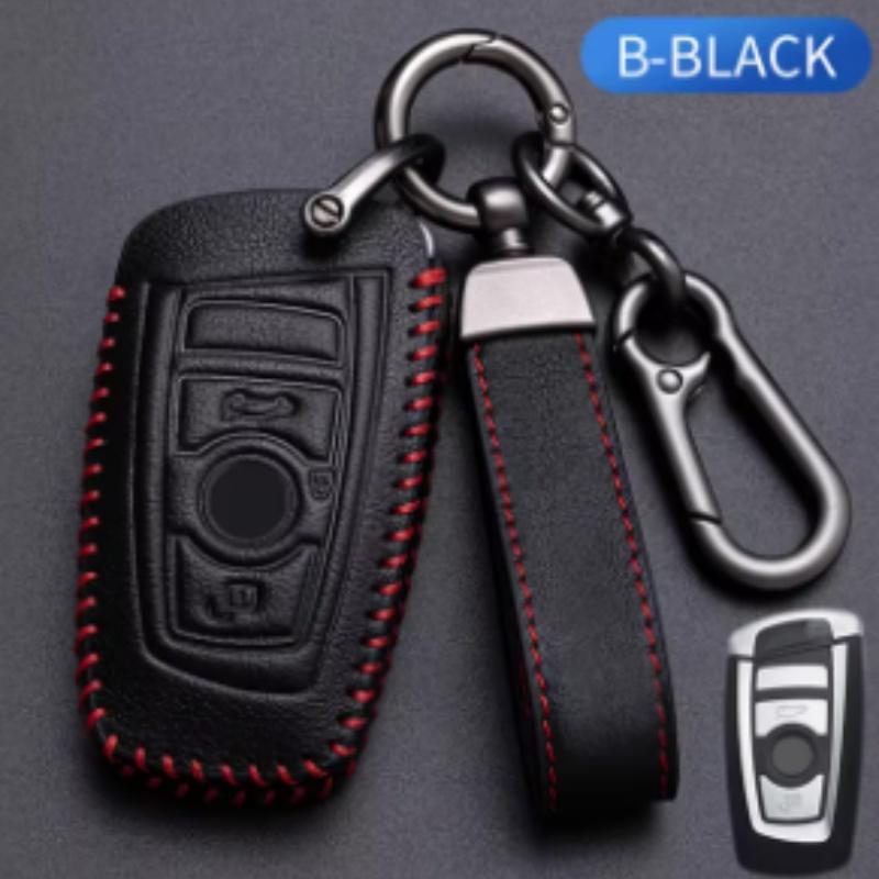 Leather Car Remote Key Case Cover Shell For BMW 1 2 3 4 5 6 7 Series F20 F30 F31 F34 F10 F11 X3 F25 X4 I3 M3 M4