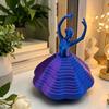 Вращающаяся балерина из 3D-печати, игрушка-антистресс, танцовщица балета, расширяемая сенсорная игрушка, вращающаяся спираль, игрушка для снятия стресса на стол для взрослых