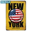 Mfoever Tin Sign SQDGLZHot NEW YORK Metal Sign Retro Store Wall Decor Vintage Metal Crafts Home Decor Painting Plaques Art Poster