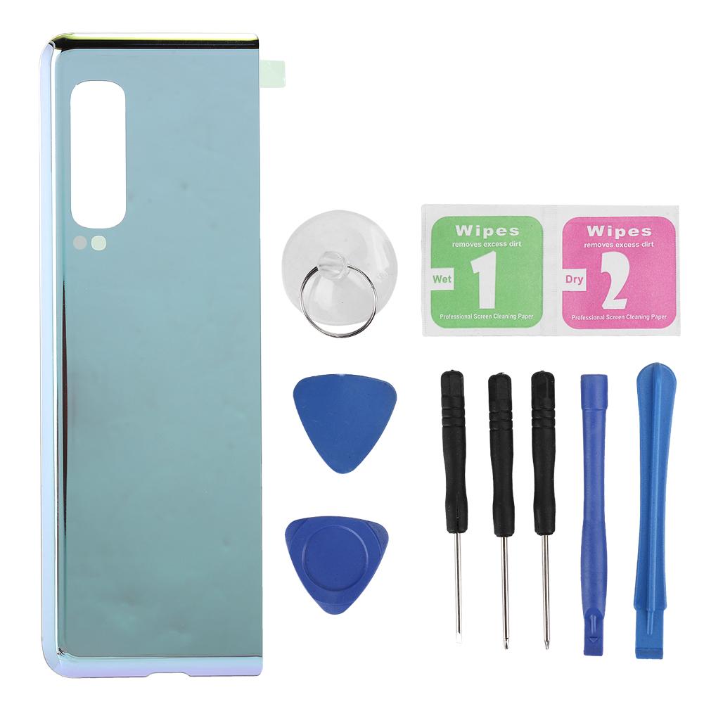 Fashionable Simple Mobile Phone Battery Glass Back Cover Rear Housing Replacement for   Fold F900 F900F F900U