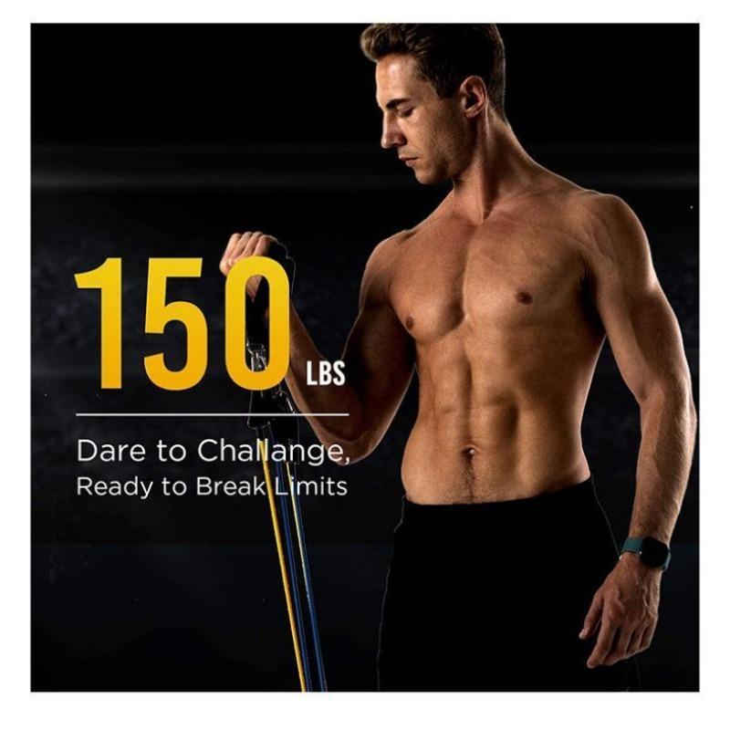11pcs Resistance Bands Set Bodybuilding Exercise Equipment Fitness Elastic Rope Strength Training Tensioner Workout Expander