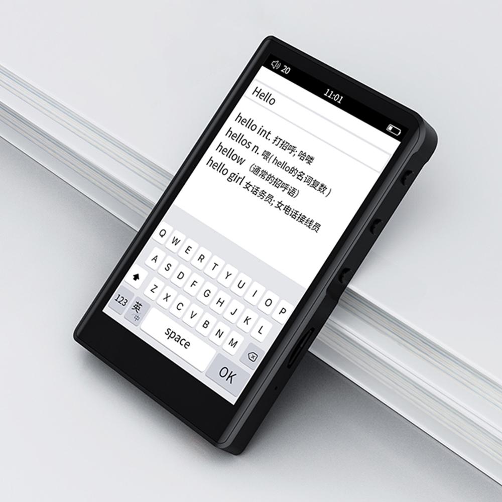 RUIZU H9 Bluetooth MP3 MP4-плеер 3,8-дюймовый сенсорный экран Металлический музыкальный плеер без потерь со встроенным динамиком Поддержка TF-карты