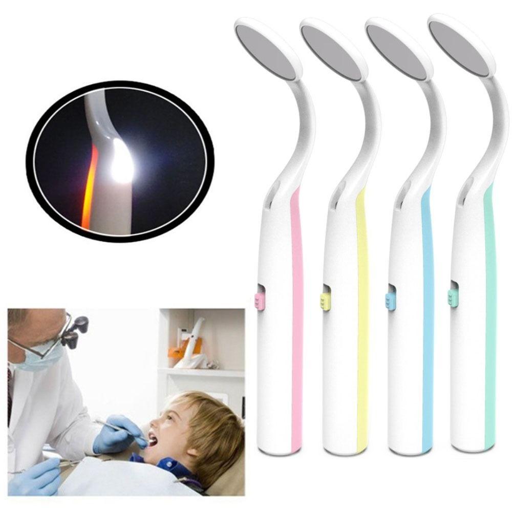 Зеркало Стоматологические Инструменты Стоматологическое Зеркало Со Светом Ротовое Зеркало Защита От Запотевания Стоматологическое Зеркало Яркое Освещение