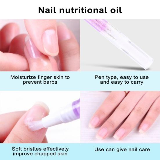 3G 12 Flavors Anti Cuticle Oil Oils Nail Nutrition Nail Pen Dead Skin Cellulite
