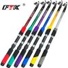 Telescopic Fishing Rods 1.8-4.5M High Carbon Steel Spinning Fishing Rods (For Travelling) Outdoor Bass Fishing Rods