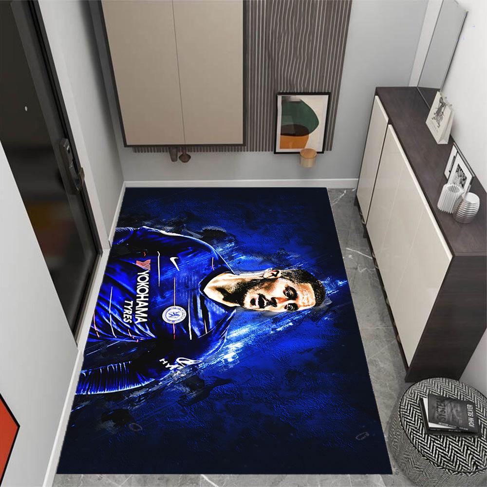 Soccer Player Action Carpet Perfect for Entryway Bedrooms Hallway Outdoor Antislip Carpet Decorate Offices Luxury Gift for Birthday, Christmas, Weddin