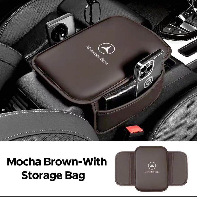 GLC GLB Car Styling Seat Armrest Box Protector Cushion Storage Box Cover Pad For Mercedes benz Amg X156 W204 W205 W203 W211 W21