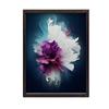 Abstrakcyjny Urok Kwiatu Abstrakcyjny Urok Kwiatu, 30X40 Cm, Rama Drewniana Ciemny Brąz, Papier Matowy 230 Gsm