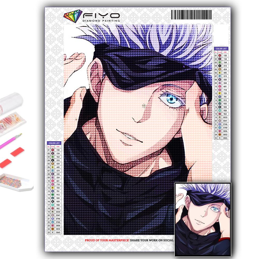 5D DIY Алмазная вышивка Дзюдзюцу Кайсен Алмазная картина Мозаика Украшение дома