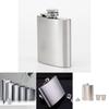 Vintage Style Stainless Steel Flask Portable Outdoor Camping Hip Flask