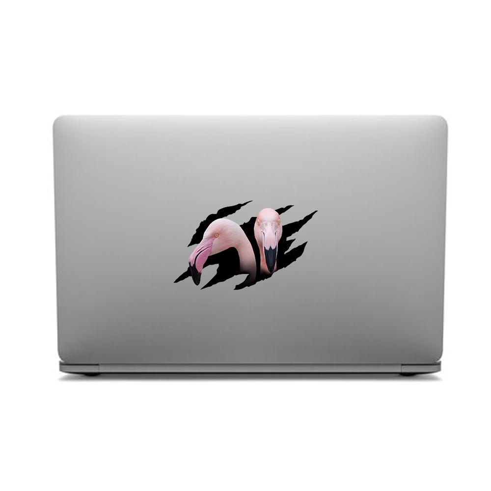 1 шт. 2D плоские наклейки Фламинго Животное Наклейки на автомобиль Багаж Холодильник Наклейки на стену Наклейки на ноутбук Туалет