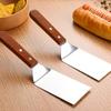 1pc Stainless Steel Wooden Handle Frying Shovel Cooking Shovel Pancake Shovel Kitchen Tools Kitchen Frying Steak Spatula