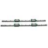 2PCS Linear Rail 0.78-66 Inch, Linear Bearings and Rails with 4PCS HSR20 Bearing Block, Linear Motion Slide Rails plus for DIY CNC Routers Lathes