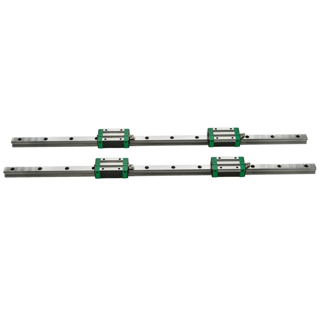 2PCS Linear Rail 0.78-66 Inch, Linear Bearings and Rails with 4PCS HSR20 Bearing Block, Linear Motion Slide Rails plus for DIY CNC Routers Lathes
