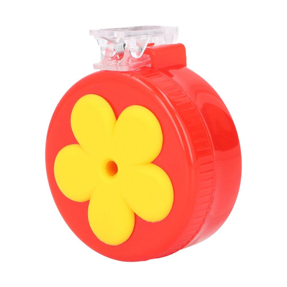 4sets ABS Hummingbird Clip Feeder With Brushes Flower Hummingbird Feeder Outdoor Use