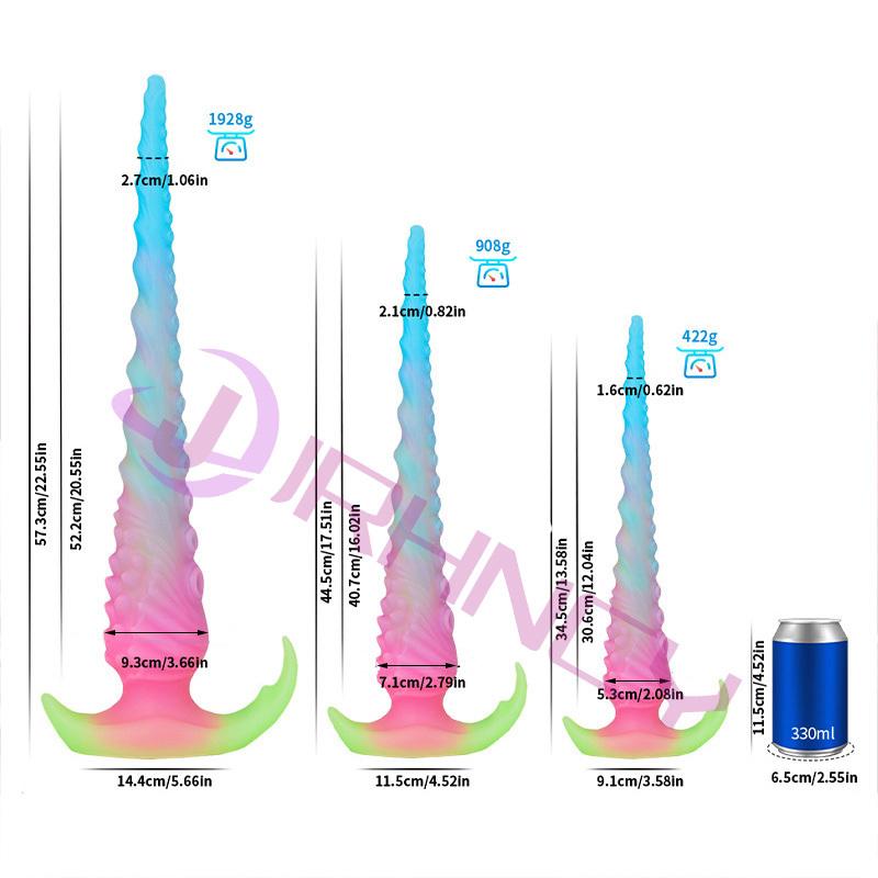 Анальные пробки Игрушки для взрослых для женщин мужчин Стимуляция точки G Мастурбация/массаж простаты Длинная анальная пробка Стимуляция сигмовидной кишки Большие анальные дилдо