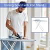 2 шт./компл. 42-дюймовая настольная гладильная доска с подставкой для утюга, регулируемая по высоте съемная термостойкая крышка