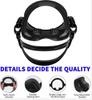 Seafrogs Panoramic Wide View Snorkel Diving Mask Swim Frameless Goggles with Nose Cover Anti Fog Tempered Glass Scuba Mask
