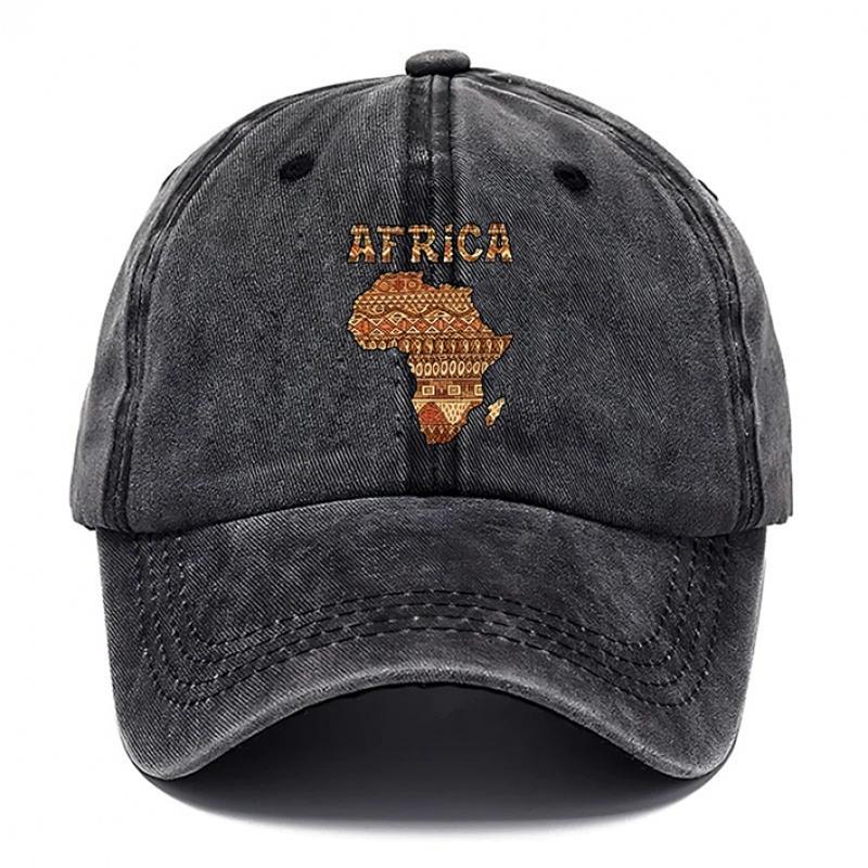 a Hat Featuring an Africa Map Design Suitable for Women And Men This Fashionable Trucker Cap Is Breathable And Adjustable Mak