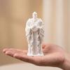 3D-печатная фигурка иерарха Средневековая Винтажная Резьба Статуя Мужчины Скульптура Орнамент для Кабинета Книжной Полки Домашнего Офиса Декор