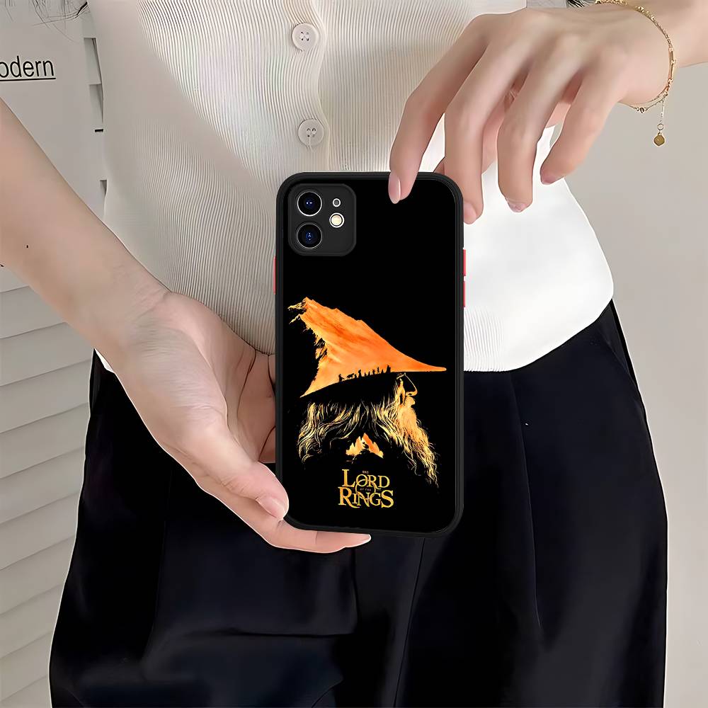 Чехол для телефона Властелин К-К Колец Для IPhone 16e 16 15 14 13 12 11 Pro Max X XS MAX Plus Матовый чехол Spuerstar